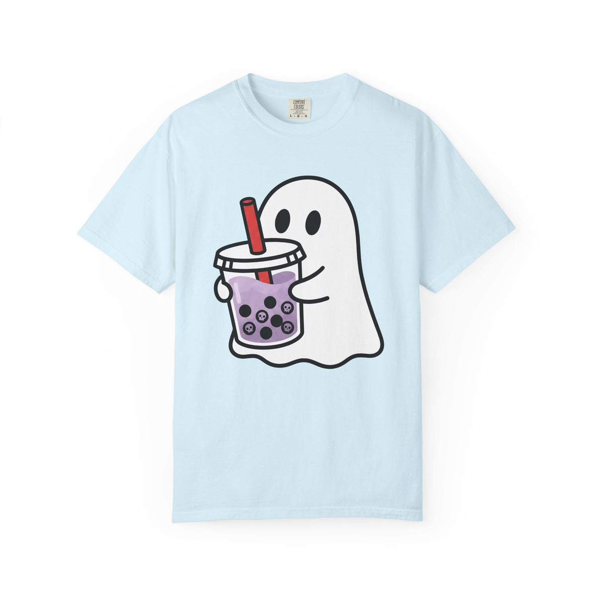Spooky Bubble Tea Shirt Drinks Party Unisex Gift Cute Tee Boba T-Shirt Beverage