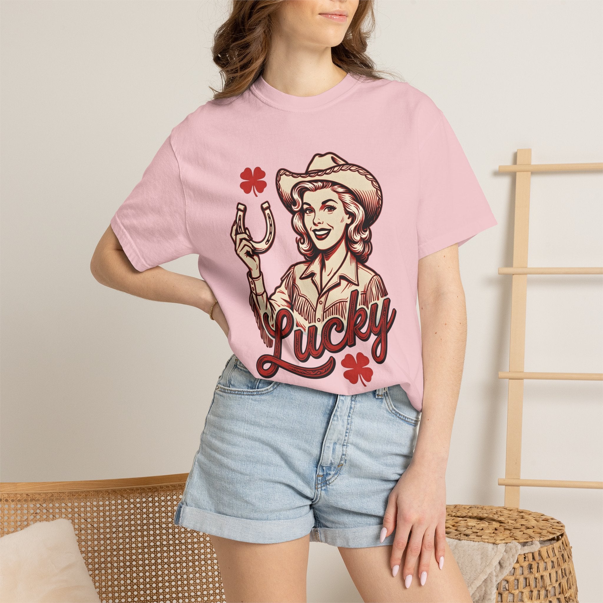 Cowgirl Art Shirt Cowgirl Country Gift Women Hand Drawn Tee Western Art T-Shirt Rodeo Fan Illustrated Tshirt Rural Graphic Line Art