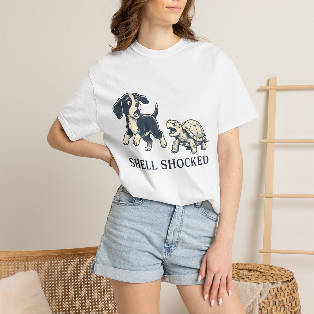 Dog Turtle Art Shirt Dog Wildlife Gift Women Classic Tee Turtle Art T-Shirt Dog Owner Dog Fan Pet Tshirt Wildlife Conservation Graphic
