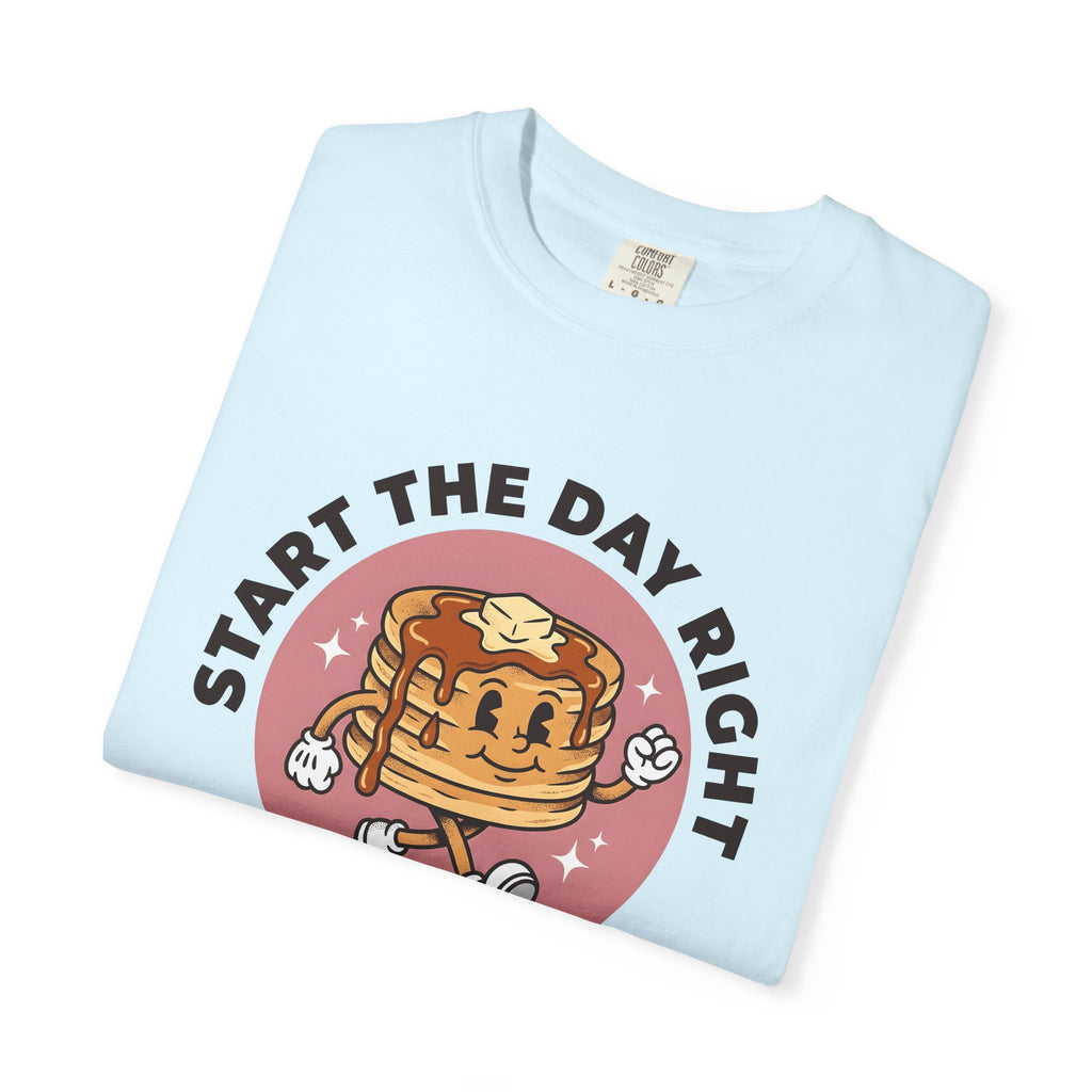 Pancake Tower Shirt Desserts Brunch Gift Women Comic Tee Stack T-Shirt Sweets Fan Cartoon Tshirt Breakfast Graphic Vintage Honey Tshirt