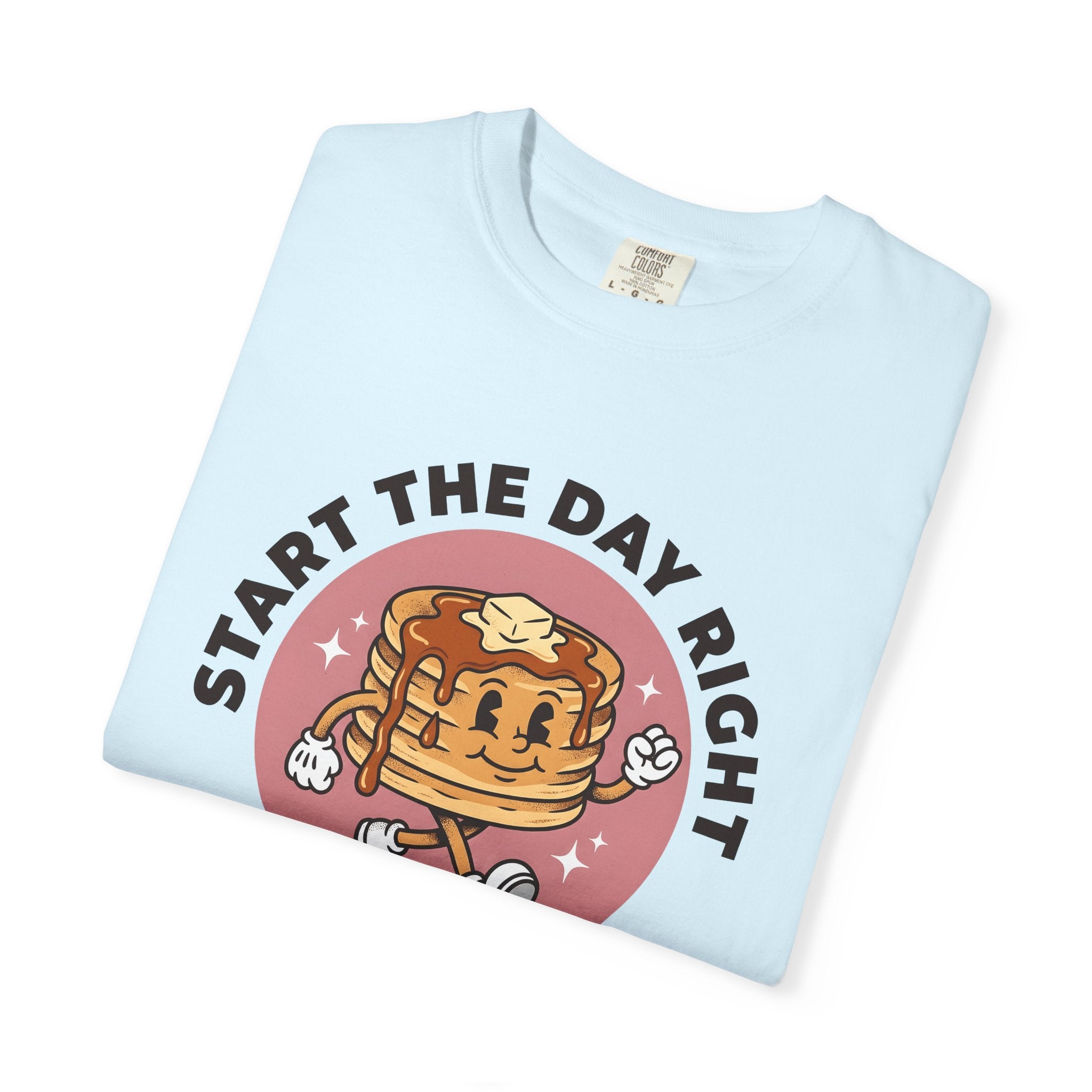Pancake Tower Shirt Desserts Brunch Gift Women Comic Tee Stack T-Shirt Sweets Fan Cartoon Tshirt Breakfast Graphic Vintage Honey Tshirt