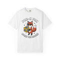 Fox Sunglasses Shirt Teacher Preschool Gift Women Cartoon Tee Shades T-Shirt Educator Enthusiast Comic Tshirt Kindergarten Graphic Retro Abc