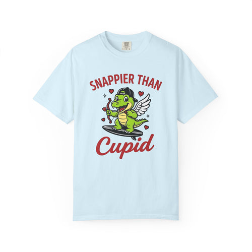 Alligator Cherub Shirt St. Valentine's Day Fauna Gift Women Anime Tee Gator T-Shirt Valentine Fan Manga Tshirt Wildlife Graphic Classic