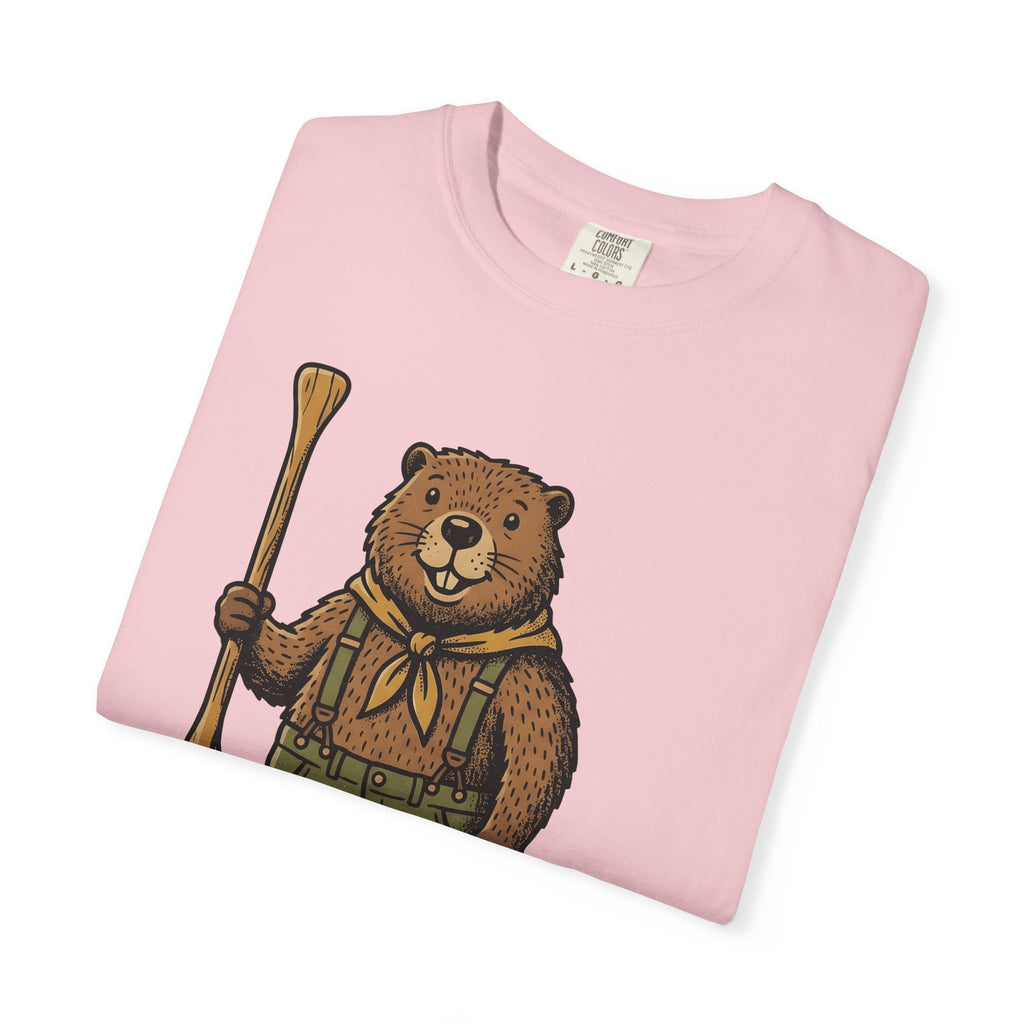Beaver Rv Shirt Animals Hiking Gift Women Antique Tee Camper T-Shirt Wildlife Fan Vintage Tshirt Trekker Graphic Doodle Kayak Paddle Tshirt