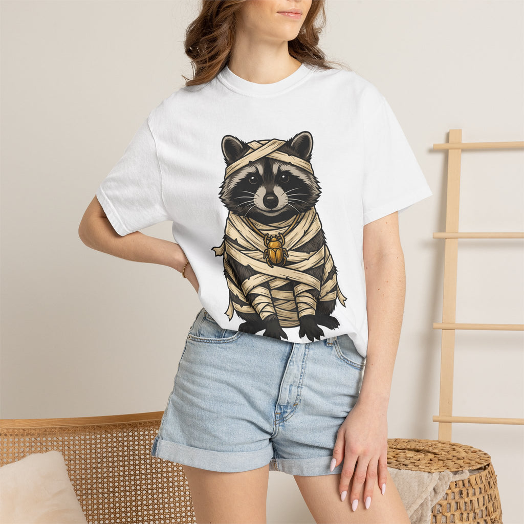 Raccoon Wrap Shirt Animals Celebration Gift Women Caricature Tee Raccoon T-Shirt Wildlife Fan Cartoon Tshirt Party Graphic Old School Insect