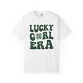 Shamrock Image Shirt St Patrick's Day Festivity Gift Women 70s Tee Shamrock T-Shirt St Patricks Fan Retro Tshirt Celebration Graphic Antique