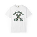 Wildlife Print Shirt Hunting Adventure Gift Women Thick Tee Animal Print T-Shirt Hunter Fan Wildlife Art Tshirt Explorer Graphic Aged Antler