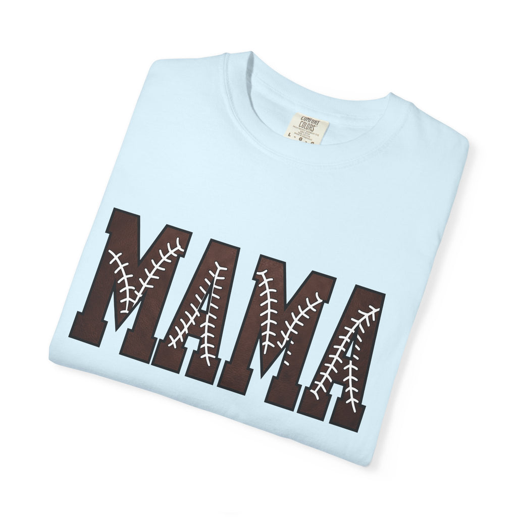 Baseball Text Shirt Mom Sports Gift Women Sporty Tee Baseball T-Shirt Mom Fan Athletic Tshirt Sports Graphic Retro Stitching Tshirt