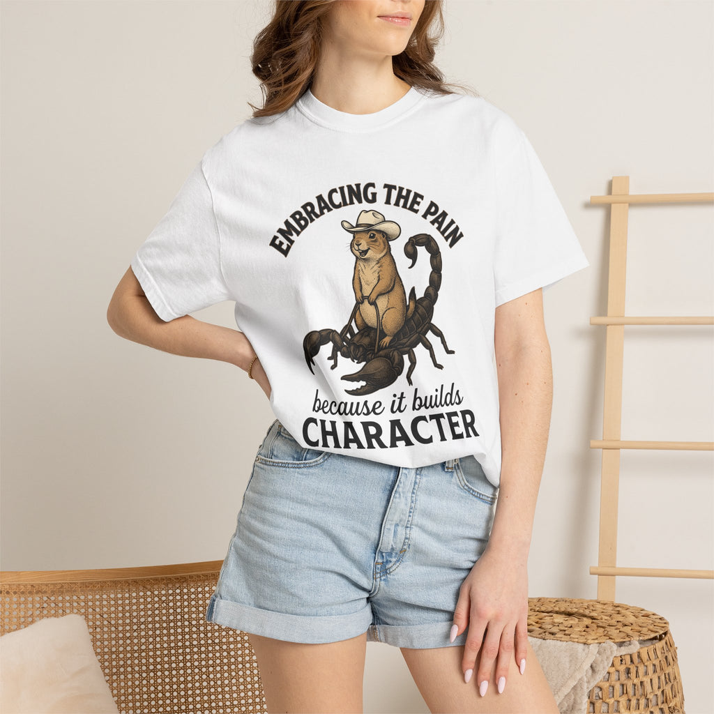 Prairie Dog Cowboy Shirt Funny Critter Gift Women Throwback Tee Prairie Dog T-Shirt Humor Fan Retro Tshirt Animal Graphic Line Art Arachnid