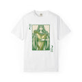 Celtic Goddess Harp Shirt St. Patrick's Day Myth Gift Women Hand Drawn Tee Harp T-Shirt Irish Fan Hand Drawn Tshirt Legend Graphic Cartoon