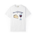 Wine Cheese Shirt Drinks Foodie Gift Women Hand Drawn Tee Wine T-Shirt Beverage Fan Wine Tshirt Foodie Graphic Vintage Glass Tshirt