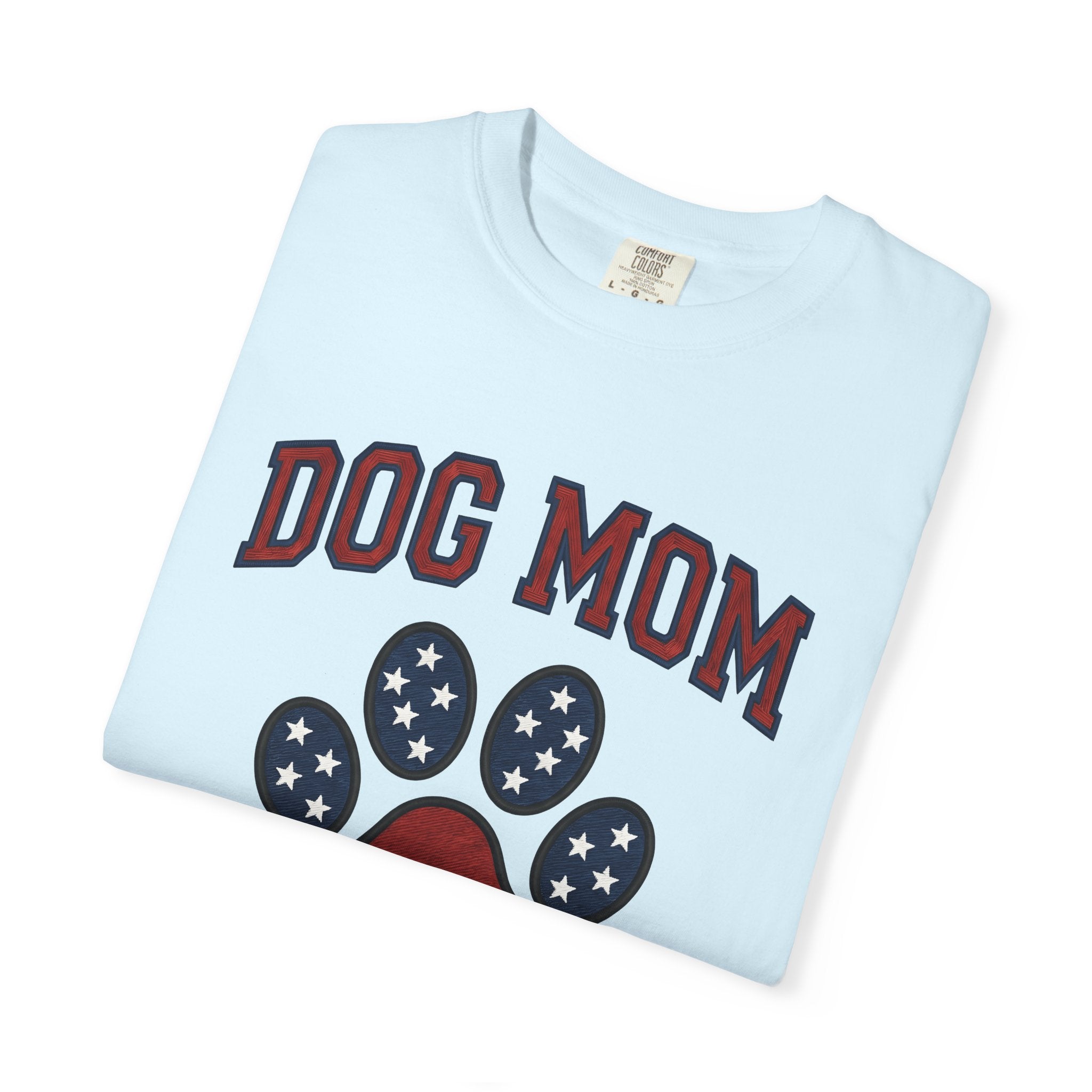 Puppy Paw Shirt Dog Mom Creature Gift Women Retro Tee Dog Paw T-Shirt Dog Mom Fan Vintage Tshirt Beast Graphic Stitched Star Pattern Tshirt