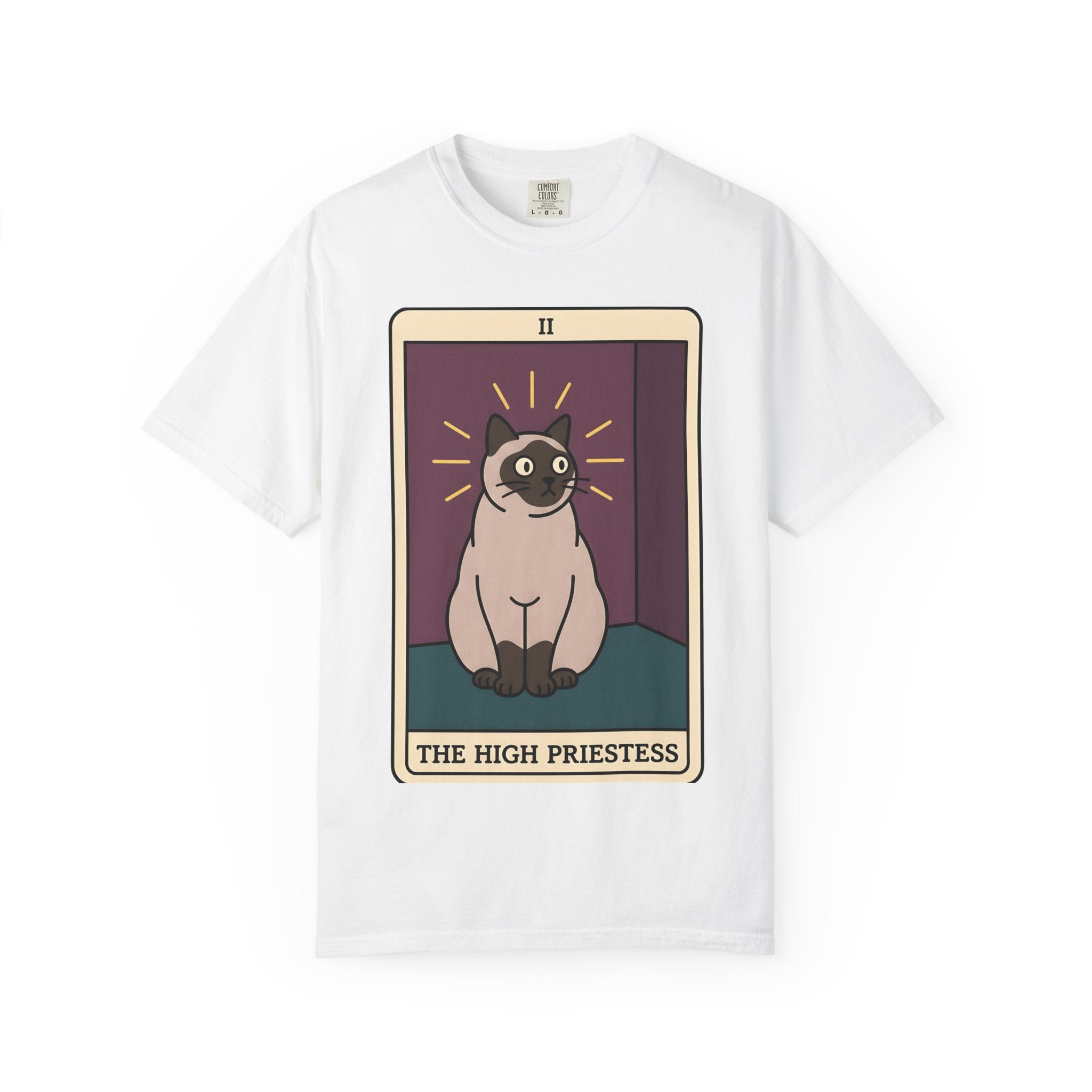 Oracle Cat Shirt Boho Chic Spirituality Gift Women Minimalist Tee Cat T-Shirt Bohemian Fan Simple Tshirt Spiritual Graphic Antique Halo