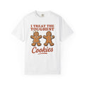 Gingerbread Cookies Shirt Nurses Christmas Gift Women Cartoon Tee Gingerbread Men T-Shirt Nurse Enthusiast Comic Tshirt Winter Graphic Retro