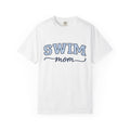 Swim Squad Shirt Sports Parent Gift Women Collegiate Tee Swim Team T-Shirt Athlete Fan Varsity Tshirt Mom Graphic Vintage Flower Design