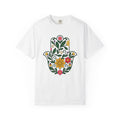 Floral Hamsa Shirt Valentine's Day Spiritual Gift Women Folk Art Tee Hamsa T-Shirt Valentine Fan Primitive Tshirt Mystical Graphic Boho