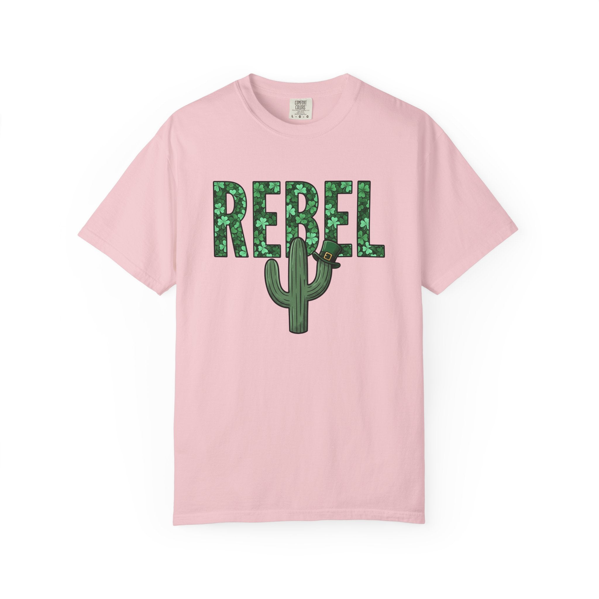 Cactus Illustration Shirt St Patrick's Day Joke Gift Women Modern Tee Succulent T-Shirt Shamrock Fan Retro Tshirt Pun Graphic Vintage Irish
