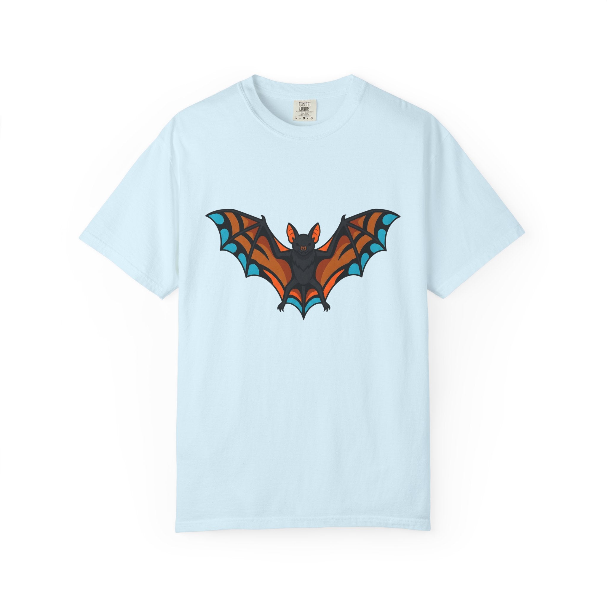Bat Sketch Shirt Cottagecore Spooky Gift Women Graphic Tee Bat T-Shirt Cottage Fan Abstract Tshirt Horror Graphic Contemporary Spread Wings