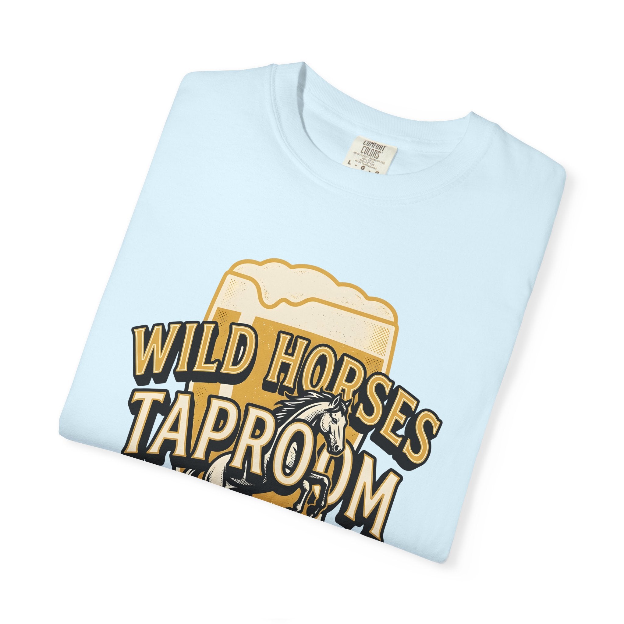 Horse Ale Glass Shirt Beer Western Wear Gift Women Flat Graphic Tee Beer Glass T-Shirt Beer Fan Graphic Tshirt Cowboy Graphic Hand Drawn