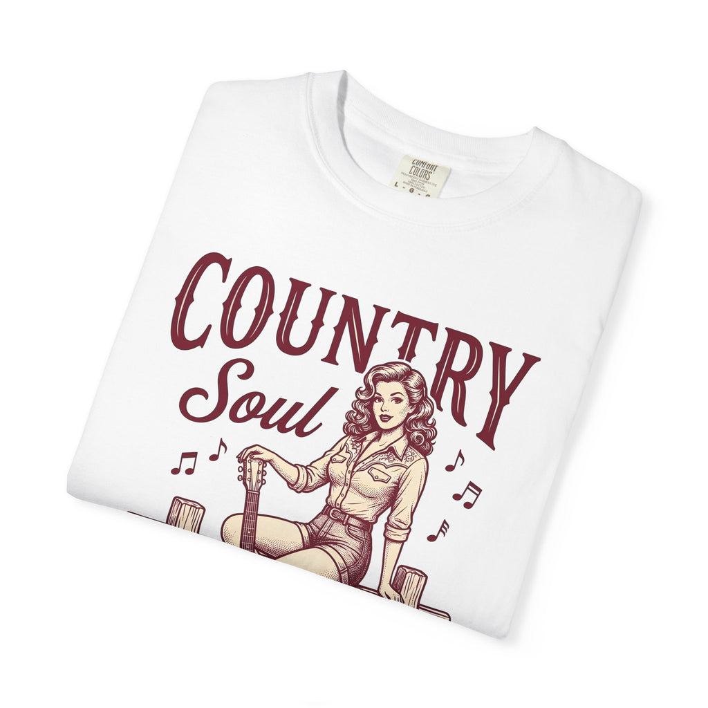 Cowgirl Guitar Shirt Cowgirl Band Gift Women Classic Tee Guitarist T-Shirt Cowboy Fan Vintage Tshirt Music Graphic Cartoon Petal Tshirt