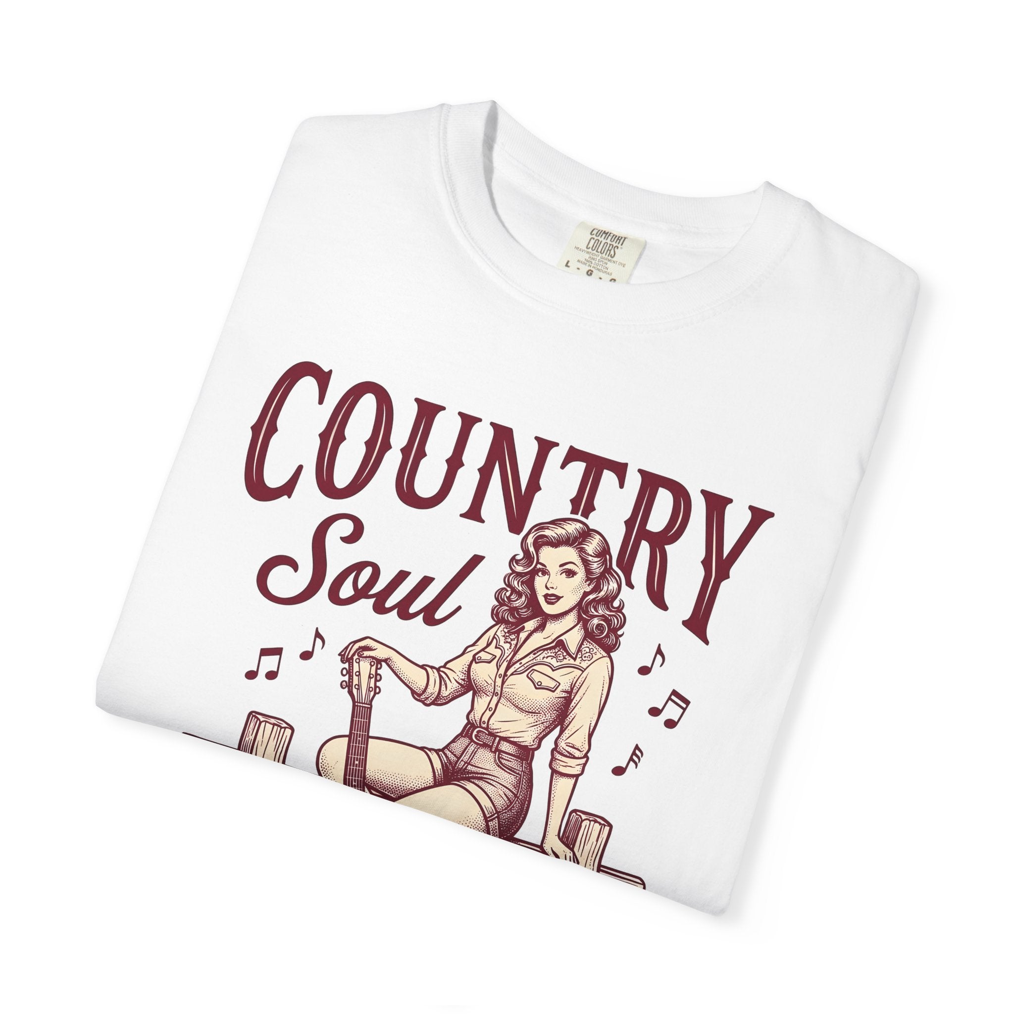 Cowgirl Guitar Shirt Cowgirl Band Gift Women Classic Tee Guitarist T-Shirt Cowboy Fan Vintage Tshirt Music Graphic Cartoon Petal Tshirt