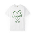 Croquet Clubs Shirt Croquet Patio Gift Women Modern Tee Mallet T-Shirt Croquet Fan Contemporary Tshirt Outdoor Design Classic Ball Tshirt
