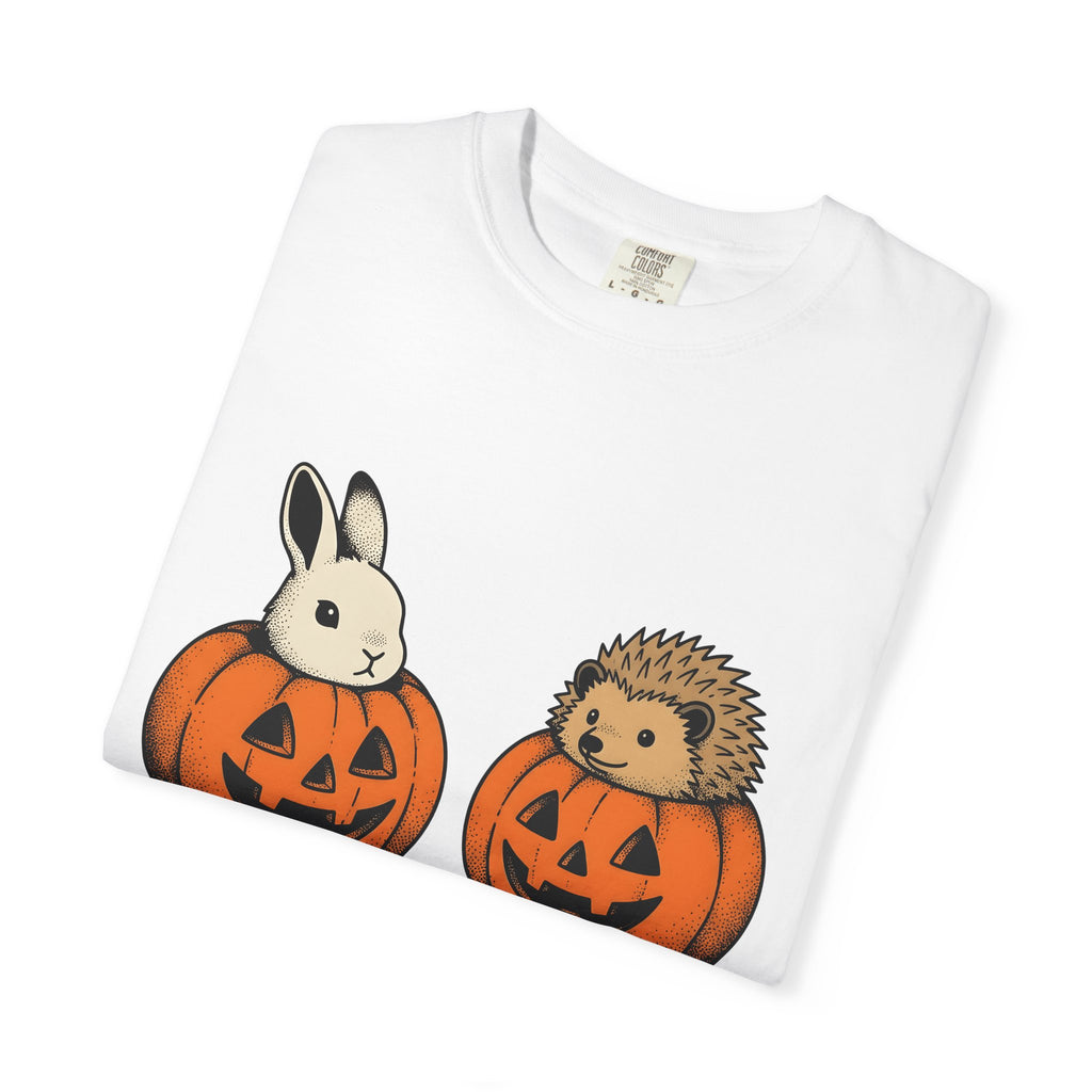 Hare Spiny Squash Shirt Halloween Creatures Gift Women Classic Tee Gourd T-Shirt Horror Fan Retro Tshirt Monster Graphic Drawn Lantern