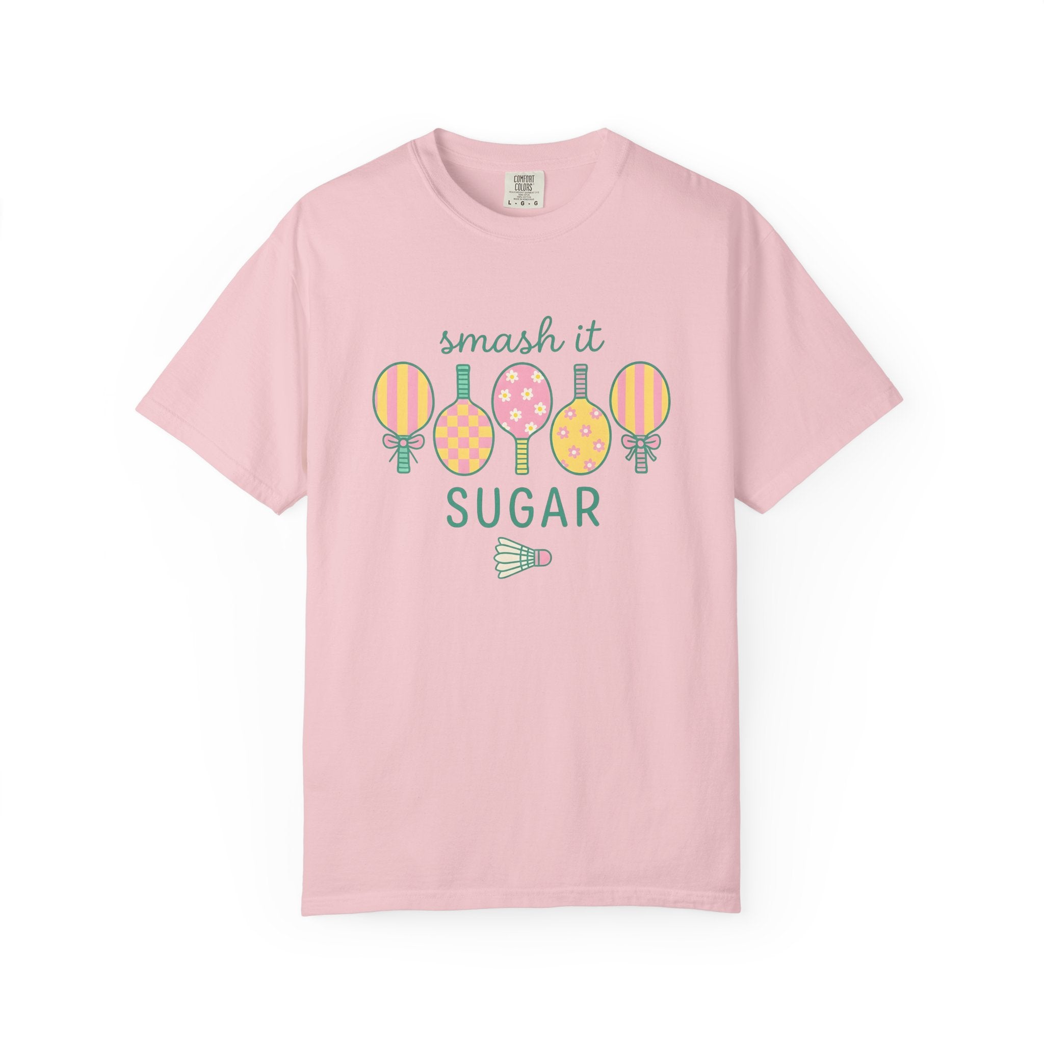 Badminton Paddles Shirt Sports Training Gift Women Charming Tee Rackets T-Shirt Athlete Enthusiast Cute Tshirt Practice Graphic Gentle Hues