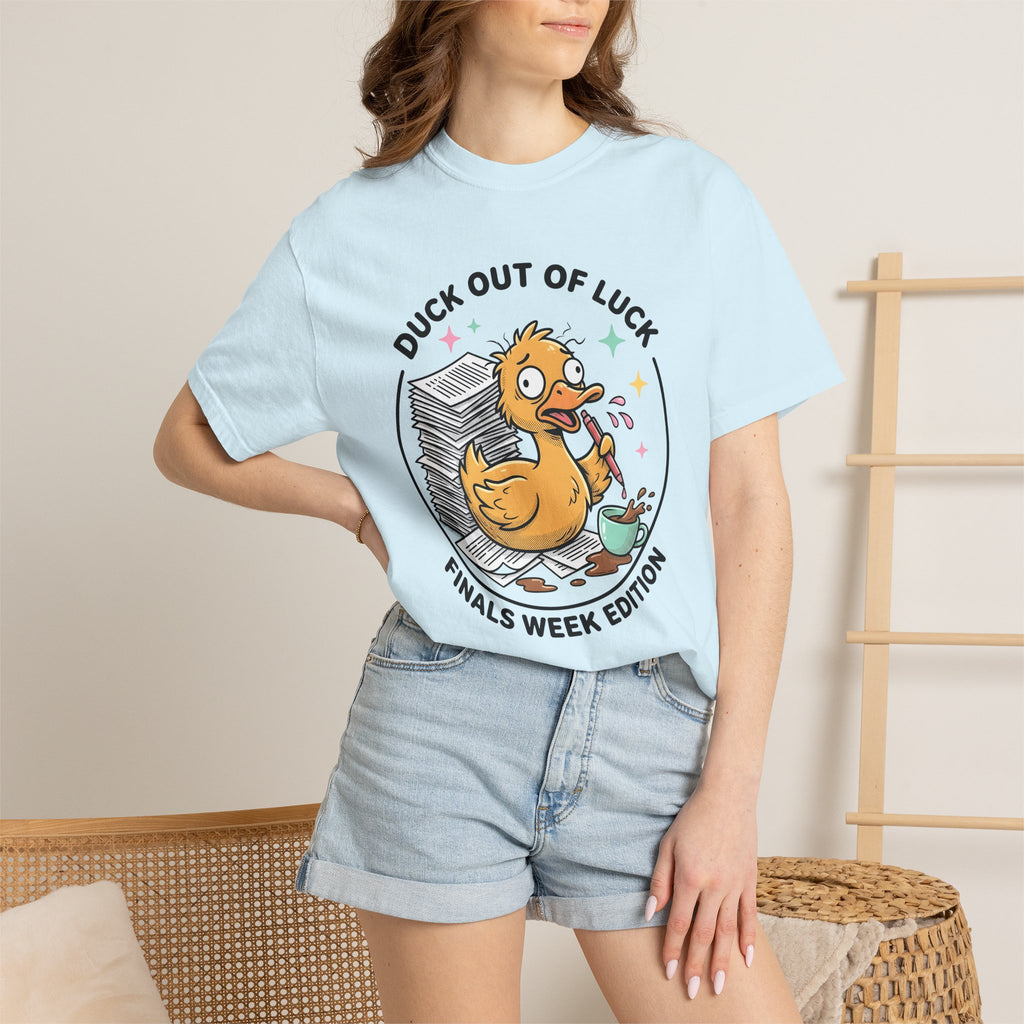 Anxious Duck Shirt Teachers Pupil Gift Women Comic Tee Duckling T-Shirt Educator Enthusiast Cartoon Tshirt Student Graphic Vintage Mug