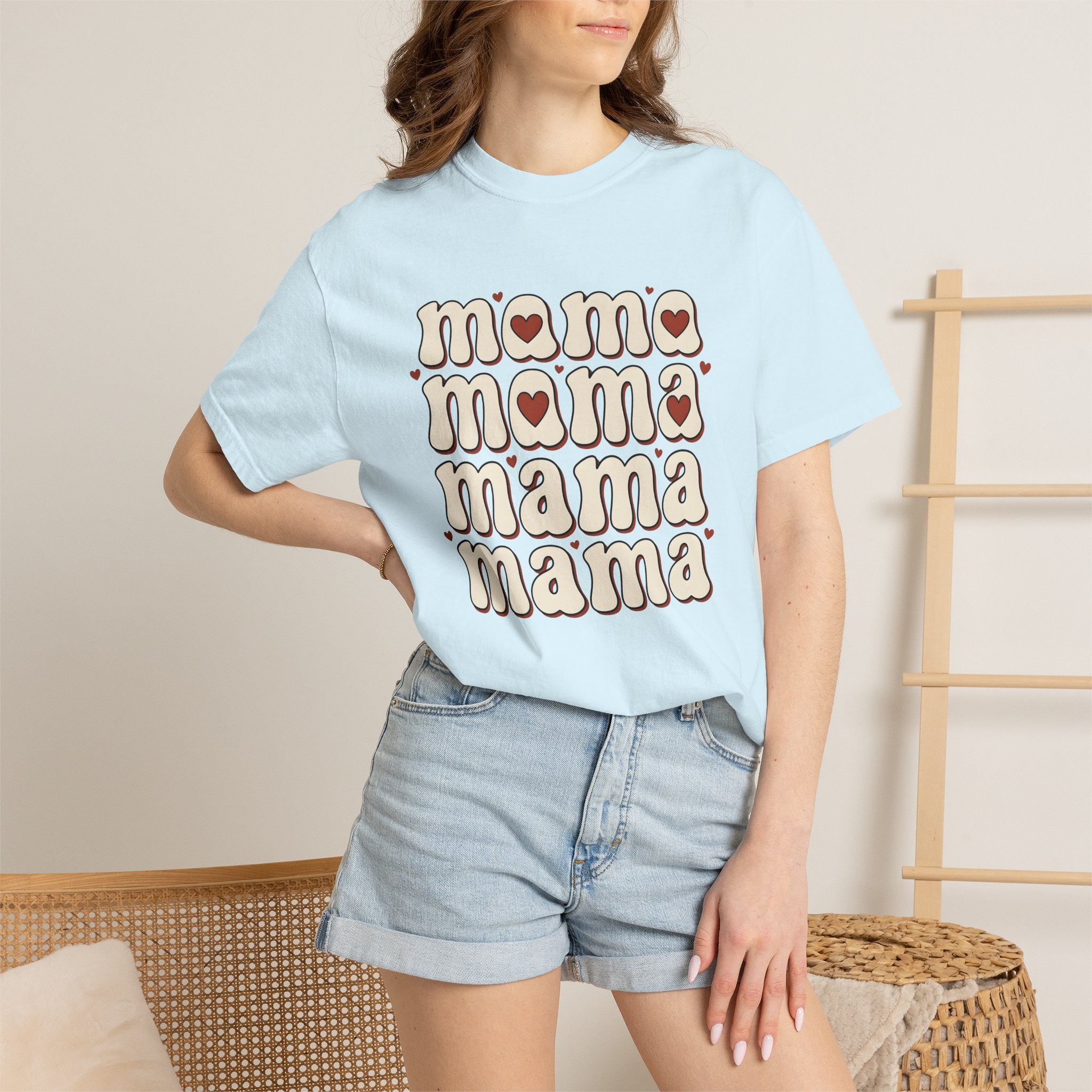 Old School Mom Text Shirt St. Valentine's Day Caregiver Gift Women Retro Tee Mom Shirt Valentine's Day Enthusiast Vintage Tshirt Nanny
