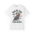 Skeleton Dog Shirt Dog Halloween Gift Women Vintage Tee Dog Skeleton T-Shirt Dog Fan Retro Tshirt Spooky Graphic Hand Drawn Bats Tshirt