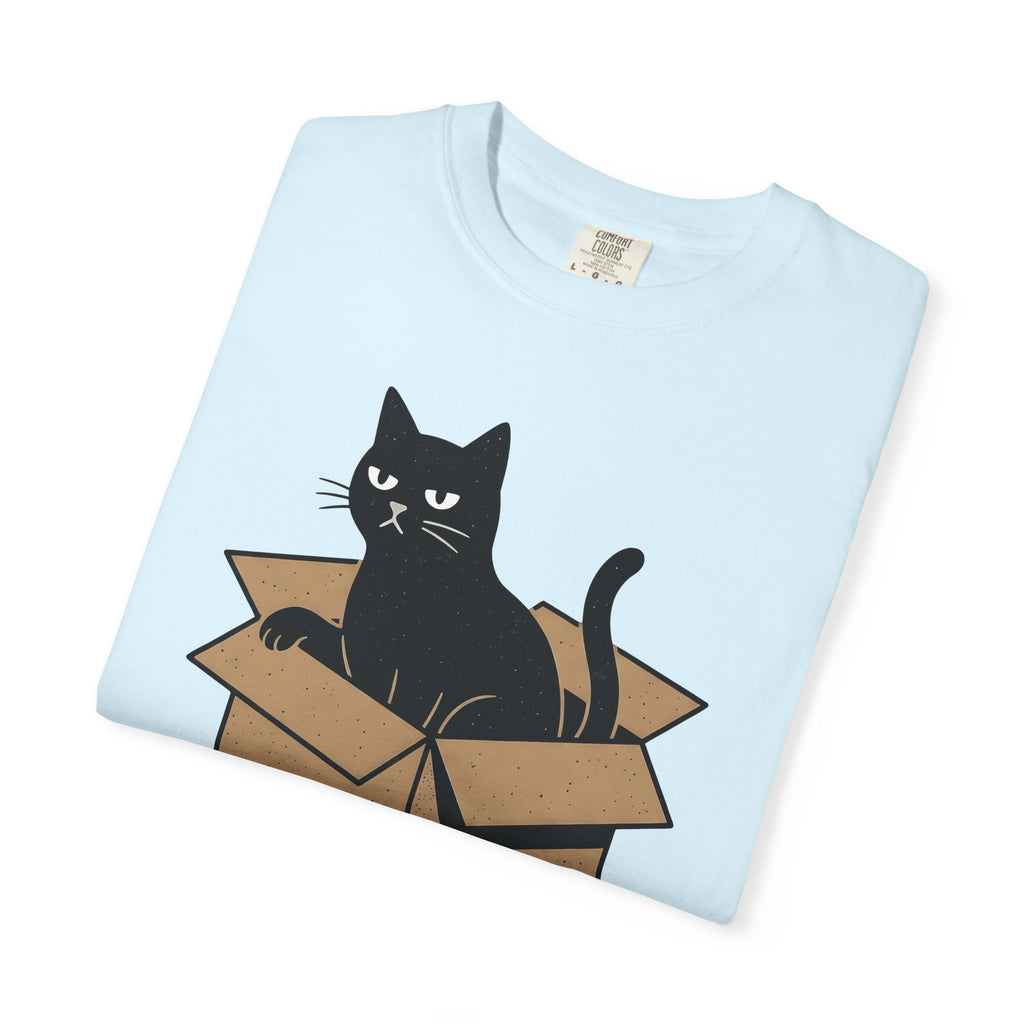 Black Cat Crate Shirt Cat Shy Gift Women Simple Tee Cat Carrier T-Shirt Cat Fan Feline Tshirt Introvert Graphic Retro Carton Tshirt