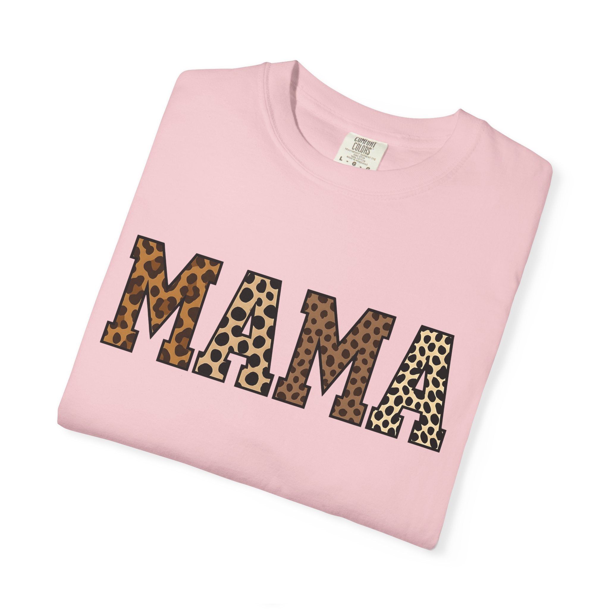 Spotted Print Letters Shirt Moms Critters Gift Women Strong Tee Alphabet T-Shirt Motherhood Fan Bold Tshirt Animal Graphic Old School Wild