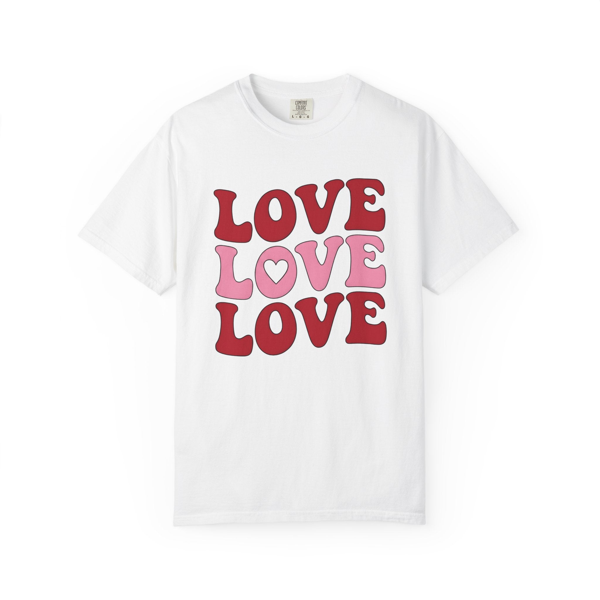 Old School Love Script Shirt Valentine Partnership Gift Women Lively Tee Calligraphy T-Shirt Valentine Fan Vibrant Tshirt Couples Graphic