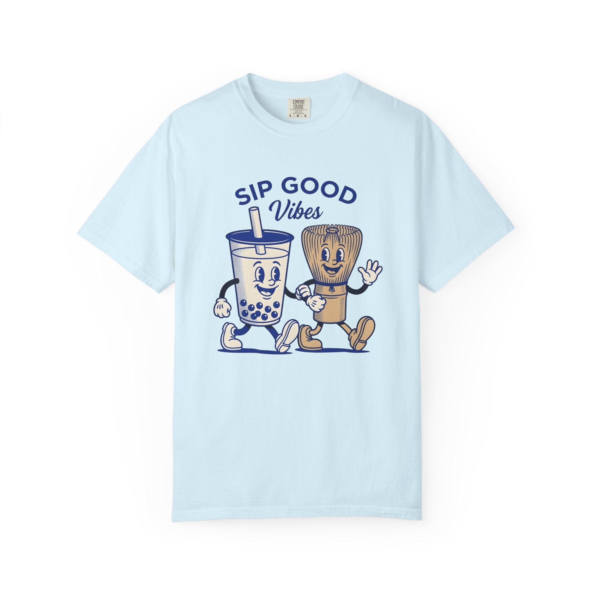Bubble Tea Graphic Shirt Coffee Kawaii Gift Women Cartoon Tee Boba Tea T-Shirt Coffee Fan Comic Tshirt Cute Illustration Kawaii Design Retro