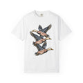 Patriotic Mallards Shirt 4th Of July Nature Gift Women Classic Tee Duck T-Shirt Independence Day Fan Vintage Tshirt Wildlife Graphic Doodle