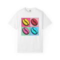 Coffee Bean Shirt Coffee Foodie Gift Women Pop Art Tee Coffee Bean T-Shirt Coffee Fan Pop Art Tshirt Foodie Graphic Retro Color Block Tshirt