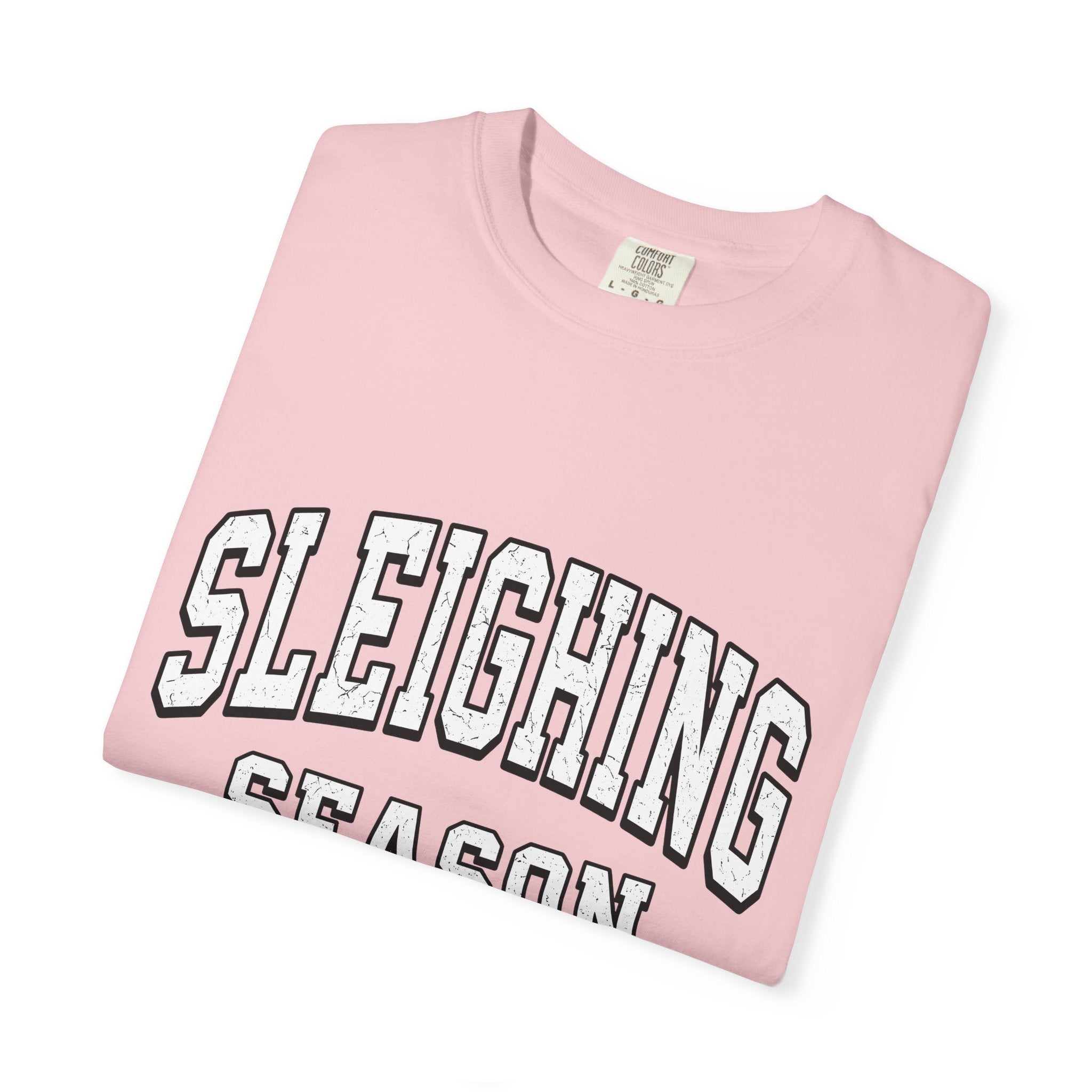 Varsity Font Shirt Christmas Celebration Gift Women Hand Drawn Tee Lettering T-Shirt Xmas Fan Typography Tshirt Party Graphic Vintage Arched
