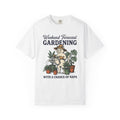 Cat Plant Care Shirt Cat Landscaping Gift Women Classic Tee Feline Care T-Shirt Cat Fan Vintage Tshirt Garden Design Minimalist Greenery