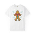 Gingerbread Biscuit Shirt Christmas Season Gift Women Comic Tee Gingerbread Man T-Shirt Xmas Fan Holiday Tshirt Winter Graphic Retro Flakes