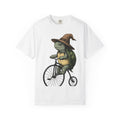 Turtle Bike Shirt Teacher Pets Gift Women Hand Drawn Tee Cycle T-Shirt Educator Enthusiast Illustrated Tshirt Animal Graphic Classic