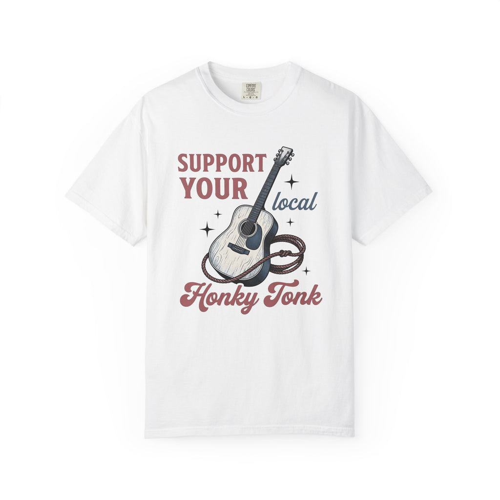 Acoustic Guitar Shirt Cowgirl Folk Gift Women Hand Drawn Tee Guitar T-Shirt Cowgirl Fan Illustrated Tshirt Traditional Graphic Sketch Rope