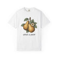 Pear Shirt Fruit Pun Gift Women Botanical Tee Pears T-Shirt Produce Fan Botanical Art Tshirt Punny Graphic Vintage Flower Tshirt