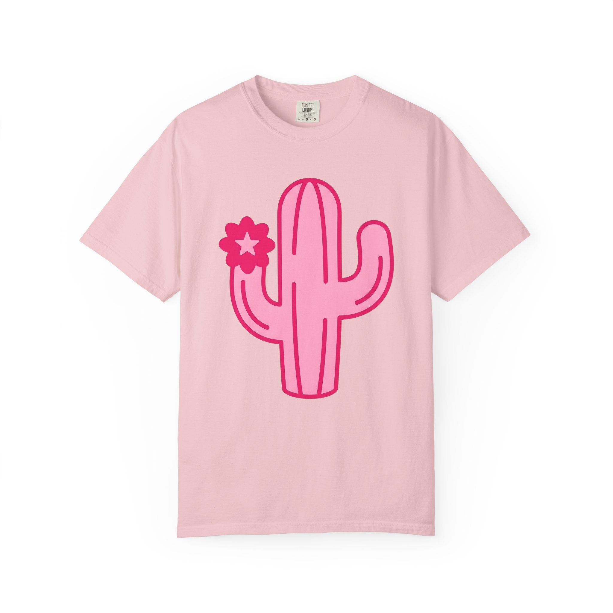 Cactus Graphic Shirt Cowgirl Western Gift Women Minimal Tee Succulent T-Shirt Rodeo Fan Country Tshirt Cowboy Graphic Retro Star Flower
