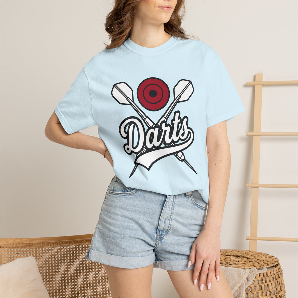 Dartboard Circle Shirt Darts Tavern Gift Women Minimalist Tee Target T-Shirt Darter Fan Simple Tshirt Pub Graphic Classic Intersecting Darts