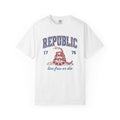 Rattlesnake Graphic Shirt America Freedom Gift Women Patriotic Tee Snake T-Shirt American Fan Retro Tshirt Liberty Graphic Vintage Stars