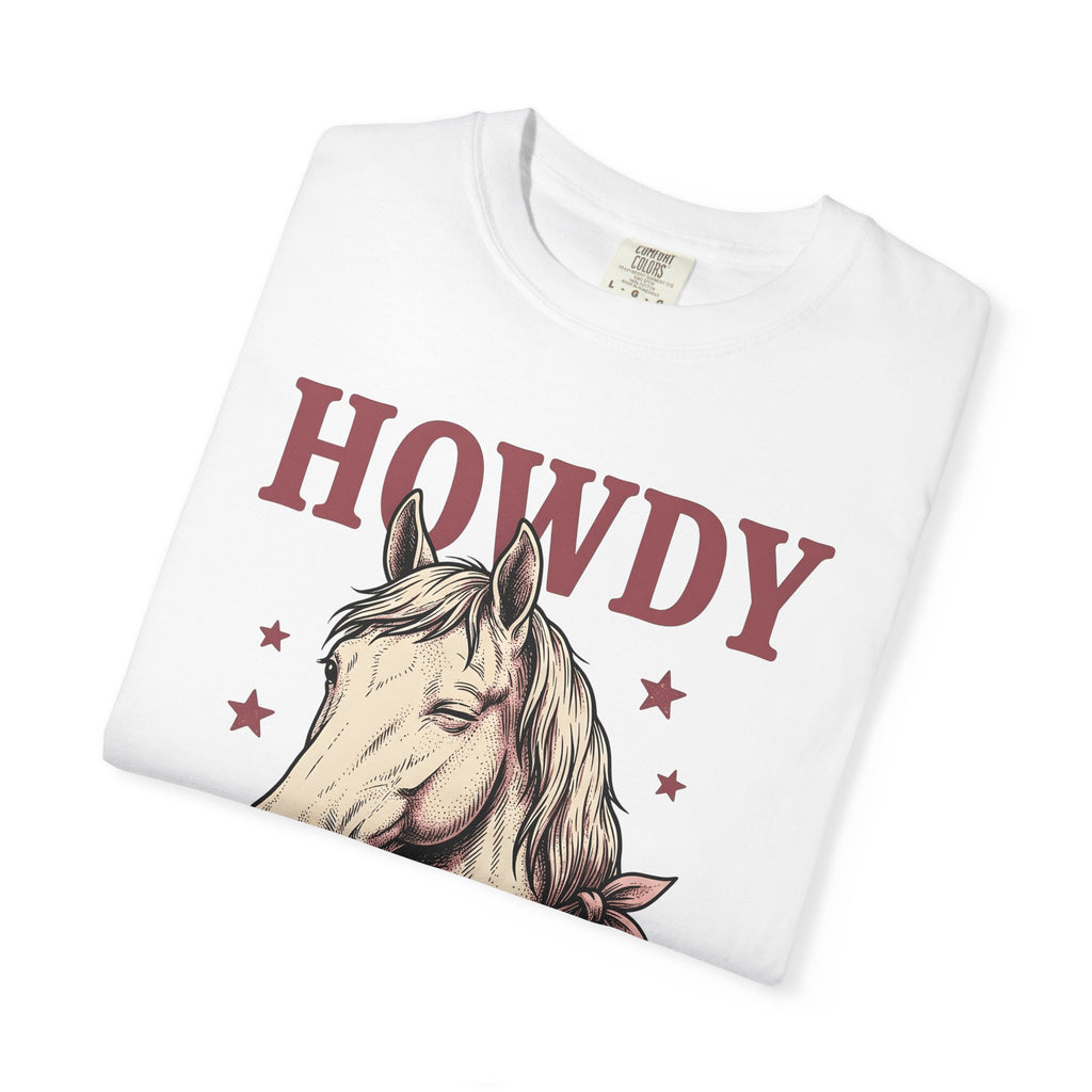 Cowboy Steed Shirt St. Valentine's Day Rodeo Gift Women Classic Tee Horse T-Shirt Valentine Fan Retro Tshirt Rodeo Graphic Doodle Officer
