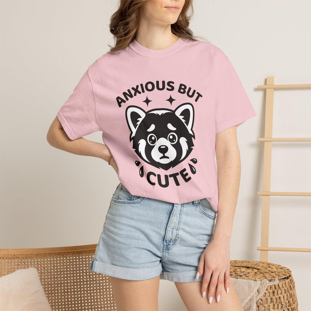 Sad Red Panda Shirt Funny Animal Gift Women Cartoon Tee Panda T-Shirt Humor Fan Comic Tshirt Wildlife Graphic Kawaii Stars Tshirt
