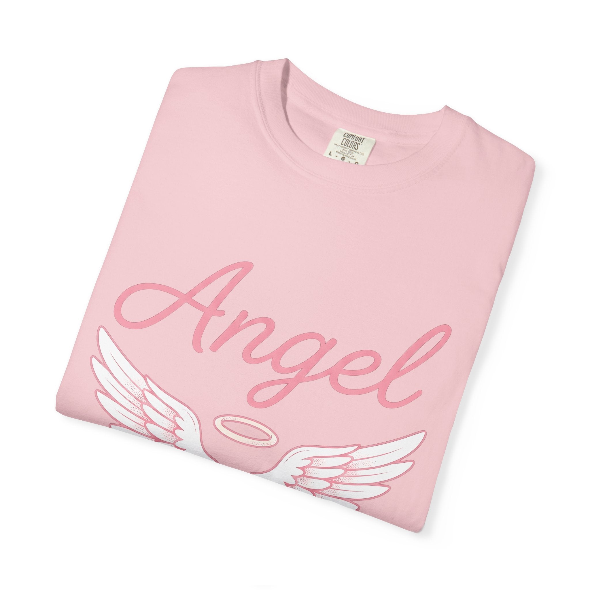 Angel Wings Shirt Angel Holistic Gift Women Playful Tee Feathered Wings T-Shirt Spiritual Fan Whimsical Tshirt Wellness Graphic Neat Halo