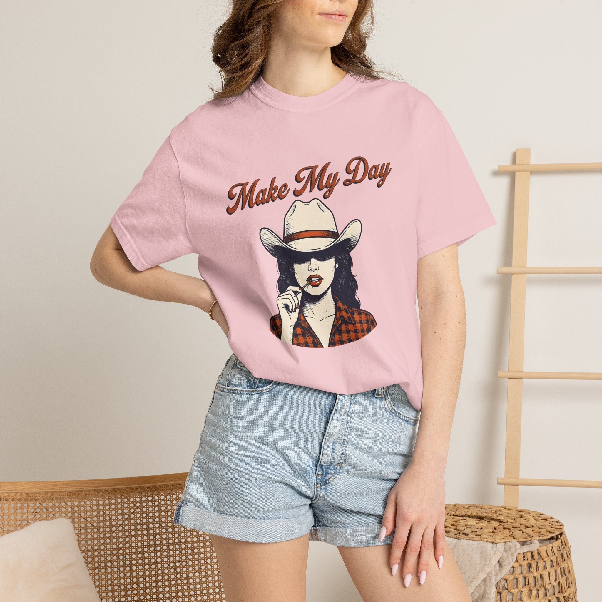 Cowgirl Print Shirt Cowgirl Cowboy Gift Women Distressed Tee Western Tee Rodeo Fan Vintage Tshirt Cowboy Graphic Classic Western Hat Tshirt